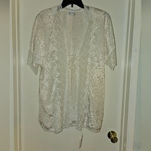 Vintage Miss Dior Rose pink/ Ivory Robe Size L